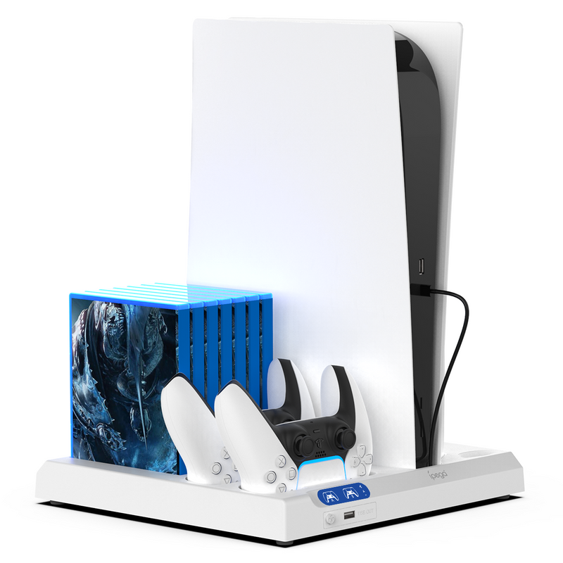 Chargez l'image dans la visionneuse de la galerie, Sony PlayStation P5 Slim & P5 - Multi Functional Dock Station Holder - Polar Tech Australia