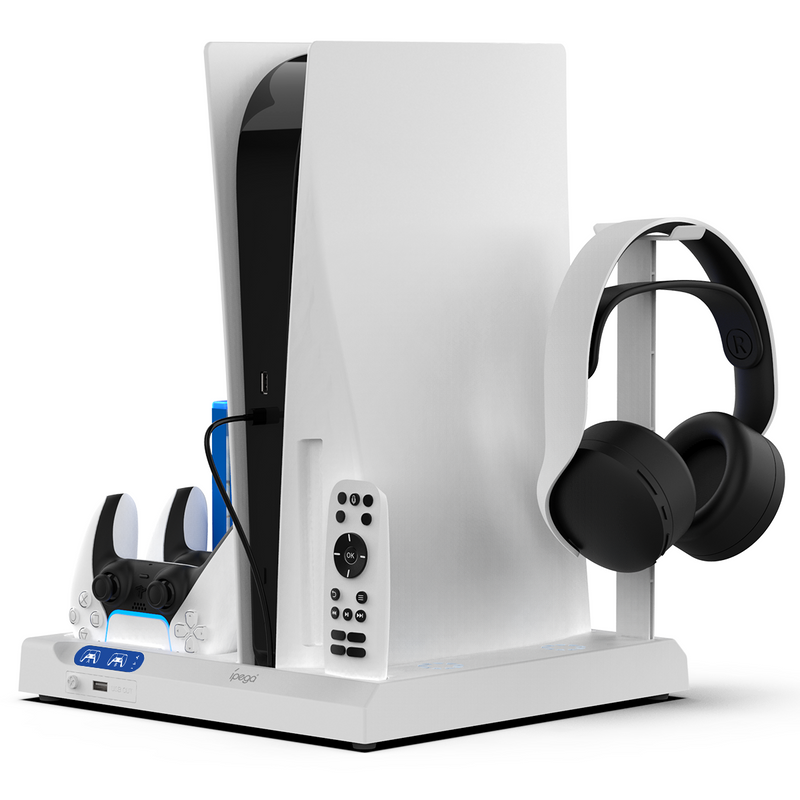 Chargez l'image dans la visionneuse de la galerie, Sony PlayStation P5 Slim & P5 - Multi Functional Dock Station Holder - Polar Tech Australia