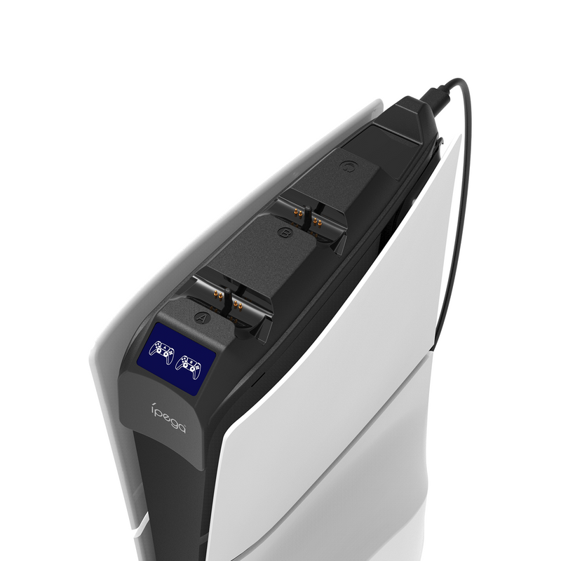 Load image into Gallery viewer, SONY PlayStation PS5 Slim - Rainbow Bridge DualSense Controller Charging Dock Station - Polar Tech Australia