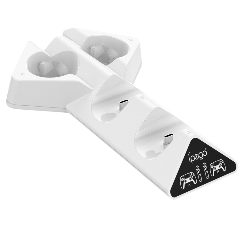 Load image into Gallery viewer, Playstation PS5 - 4 in 1 Game Controller Charging Dock Multi-function Gamepad Charging Stand & Controller Holder Stand - Polar Tech Australia