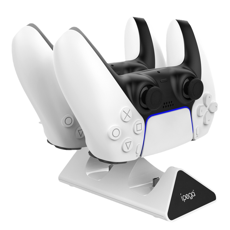 Chargez l'image dans la visionneuse de la galerie, PS5 Gaming Controller Dual Docking Station Double Charging Base - Polar Tech Australia