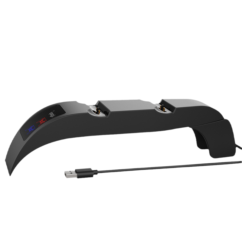 Cargue la imagen en el visor de la galería, PlayStation 5 PS5 - Dual Controller Fast Dual Controller Fast Charging Dock Stand USB Station Base with Indicator Light - Polar Tech Australia