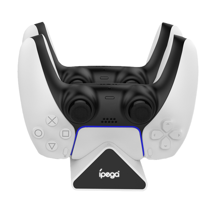 Chargez l'image dans la visionneuse de la galerie, PS5 Gaming Controller Dual Docking Station Double Charging Base - Polar Tech Australia