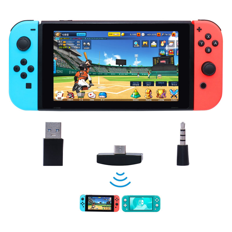 Chargez l'image dans la visionneuse de la galerie, Nintendo Switch Lite PS4 PS5 PC Phone Audio Bluetooth 5.0 Adapter Converter  Bluetooth Speaker Headset Earphone - Polar Tech Australia