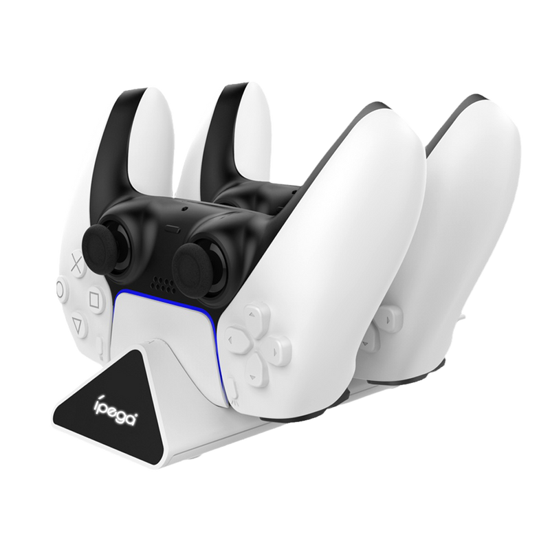 Chargez l'image dans la visionneuse de la galerie, PS5 Gaming Controller Dual Docking Station Double Charging Base - Polar Tech Australia