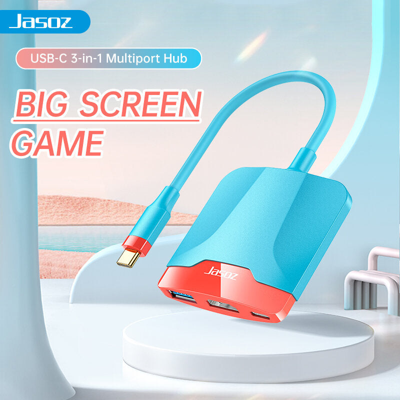 Chargez l'image dans la visionneuse de la galerie, Nintendo NS Switch Host USB C to HDMI Adapter 4K USB 3.0  Portable Docking Station 100W PD Video Converter - Polar Tech Australia