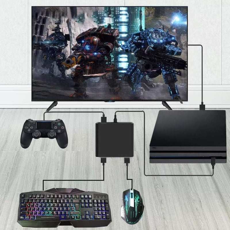 Load image into Gallery viewer, Xbox One PS4 & Switch JYS Keyboard Mouse Wired Converter Adapter - Polar Tech Australia