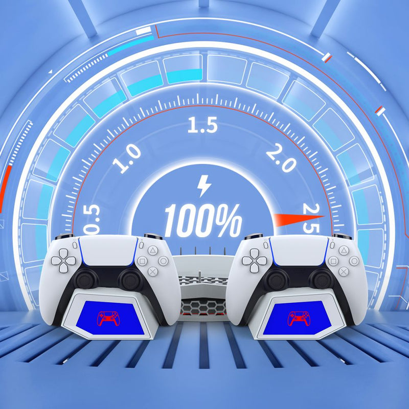 Chargez l'image dans la visionneuse de la galerie, Sony PlayStation 5 PS5 - Fast Charging Vertical Stand Dock With Built-in Cooling Fan - Polar Tech Australia