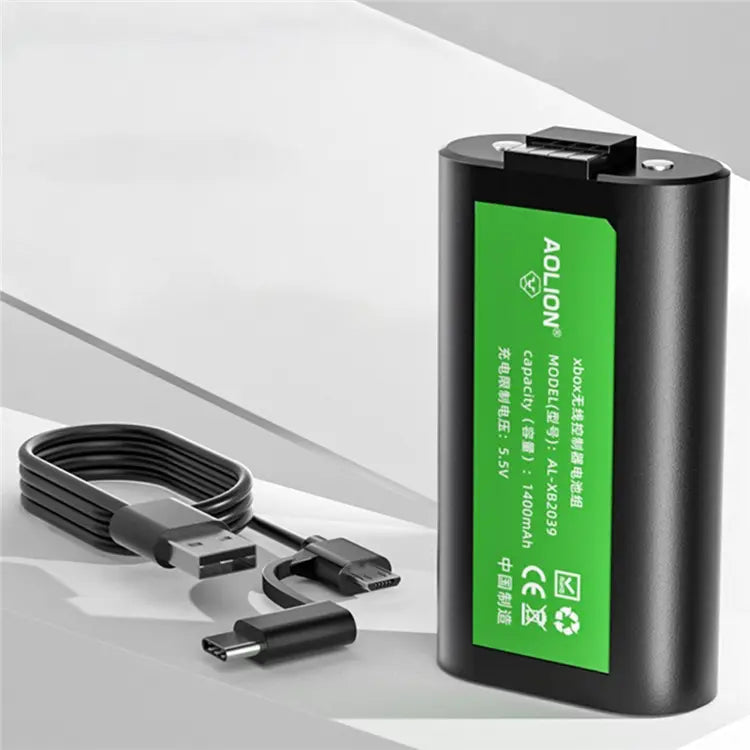 Load image into Gallery viewer, Xbox One Controller 1400mAh Replacement Battery Set with Type-C / Micro USB Charging Cable - Polar Tech Australia