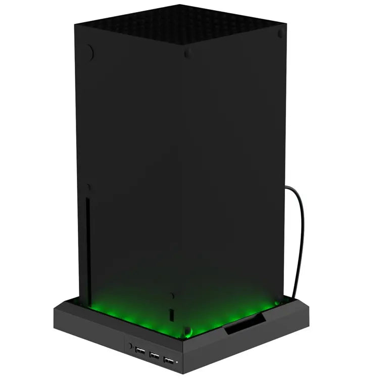 Load image into Gallery viewer, Xbox Series S / X Game Console Holder Stand With RGB Light & USB Hub - Polar Tech Australia