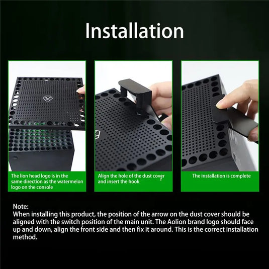 Xbox Series X Host Multifunction Heat Dissipation Dust Cover Game Controller Hanger Headphone Holder Bracket - Polar Tech Australia