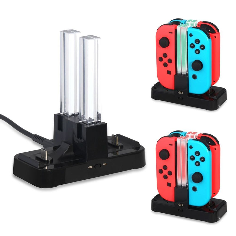 Chargez l'image dans la visionneuse de la galerie, Nintendo Switch Joy-con Pro Game Accessories Charging Dock Charger Station - Polar Tech Australia