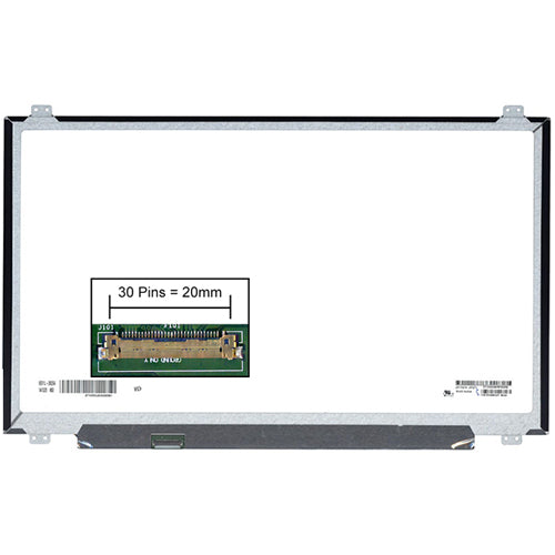 17.3" inch/A+ Grade/(1920x1080)/30 Pin/Matte/Top & Bottom Screw Bracket Laptop LCD Screen Display Panel - Polar Tech Australia