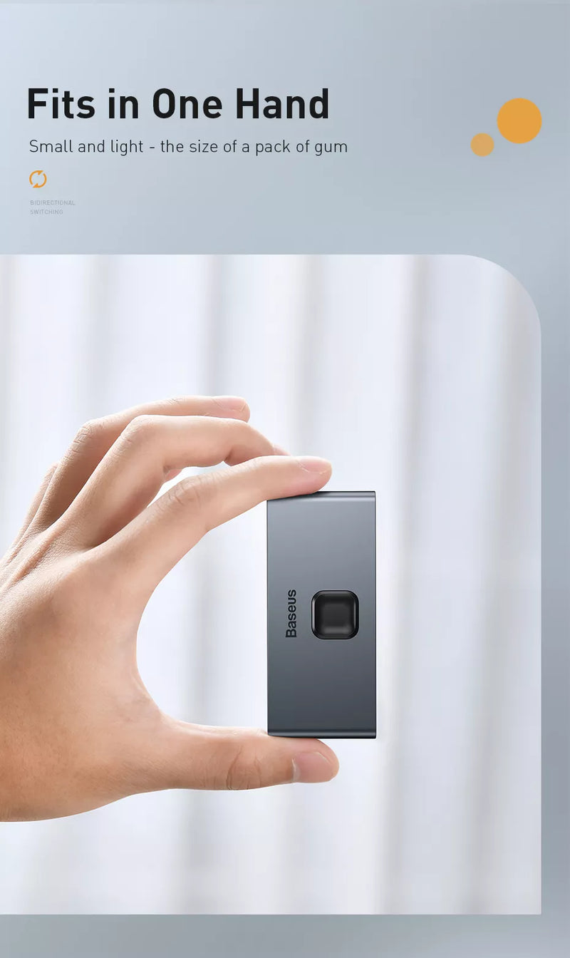 Chargez l'image dans la visionneuse de la galerie, Baseus Matrix 3 Ports HDMI Splitter 4K HD 60Hz (Two-Way Switch) - Polar Tech Australia