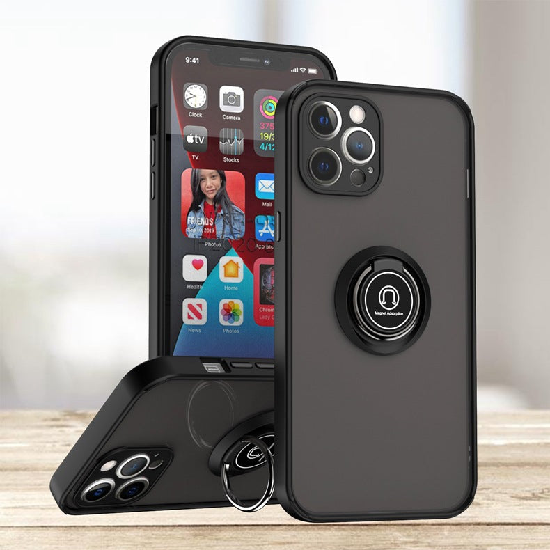 Chargez l'image dans la visionneuse de la galerie, Apple iPhone 12/Mini/Pro/Max TPU Magnet Ring Holder Case - Polar Tech Australia