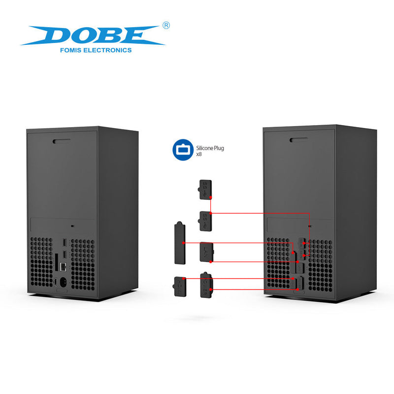 Cargue la imagen en el visor de la galería, Xbox Series X 12 in 1 Anti-Dust Mesh and Port Cover Kit - Polar Tech Australia