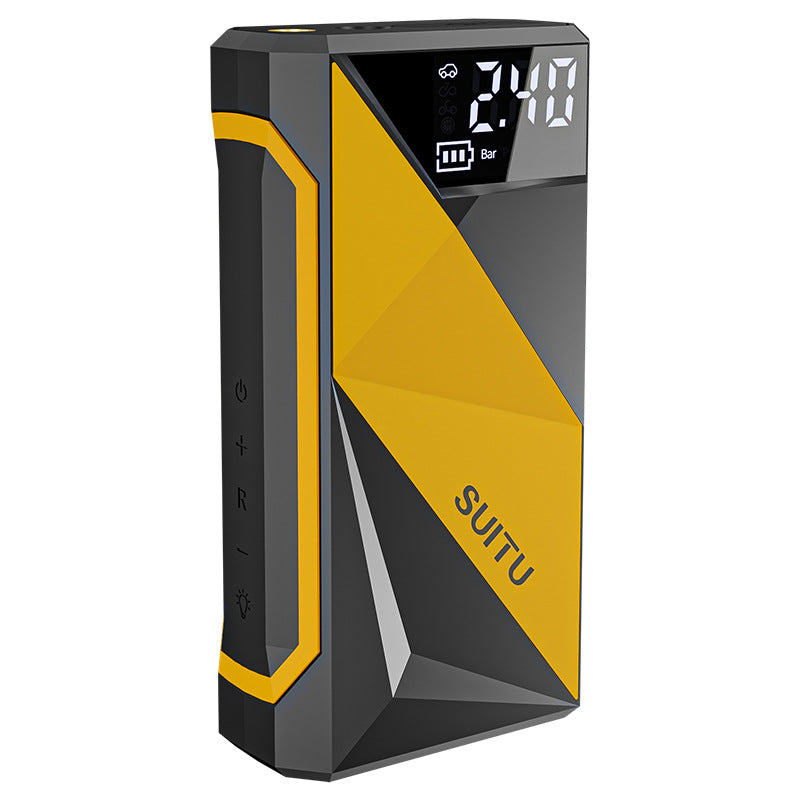 Load image into Gallery viewer, SUITU 2 in 1 Wireless Electric Portable Mini Smart Air Pump Air Compressor Inflator & PD Fast Portable Charger Power Bank - Polar Tech Australia