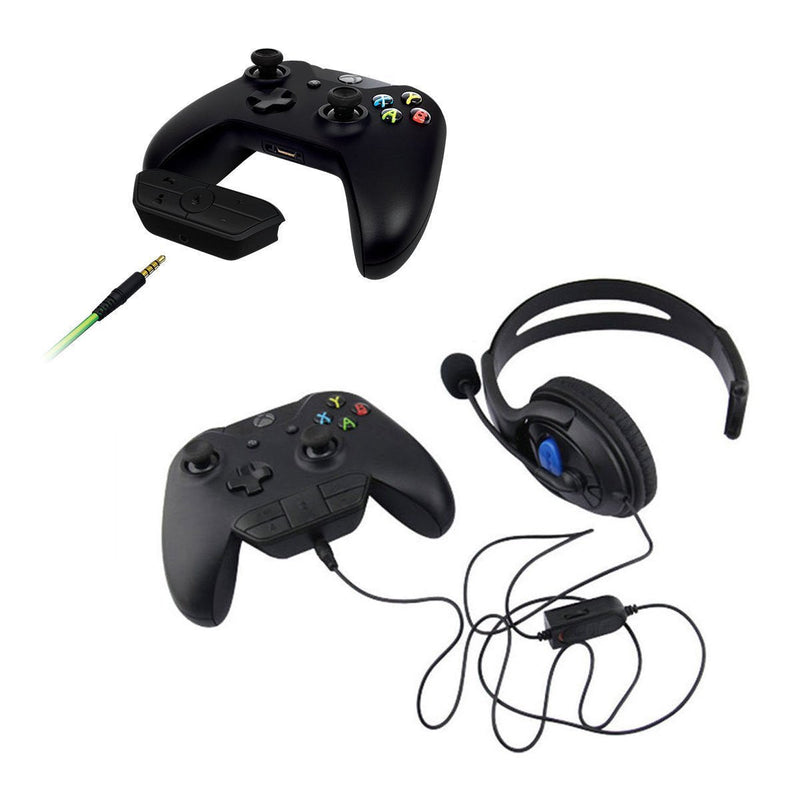 Cargue la imagen en el visor de la galería, Xbox One - Headphone Controller Panel 3.5mm Adapter Game Controller Extension Hub - Polar Tech Australia