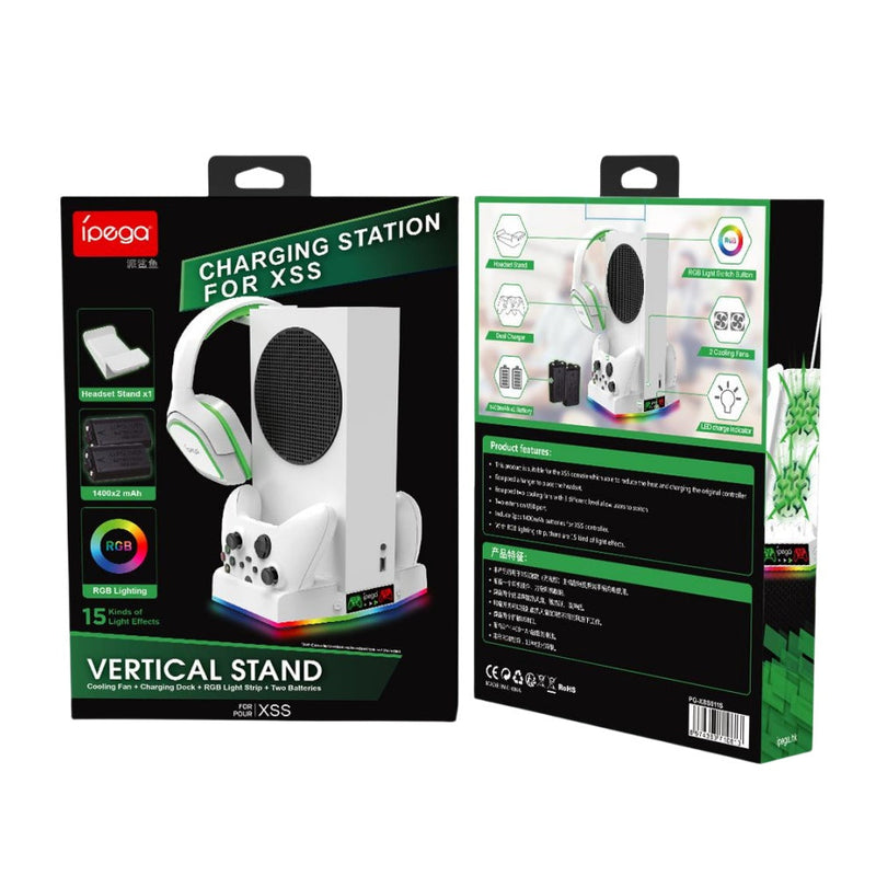 Chargez l'image dans la visionneuse de la galerie, Xbox Series S Cooling Fan Base Game Console Charger with 2 USB Ports - Polar Tech Australia