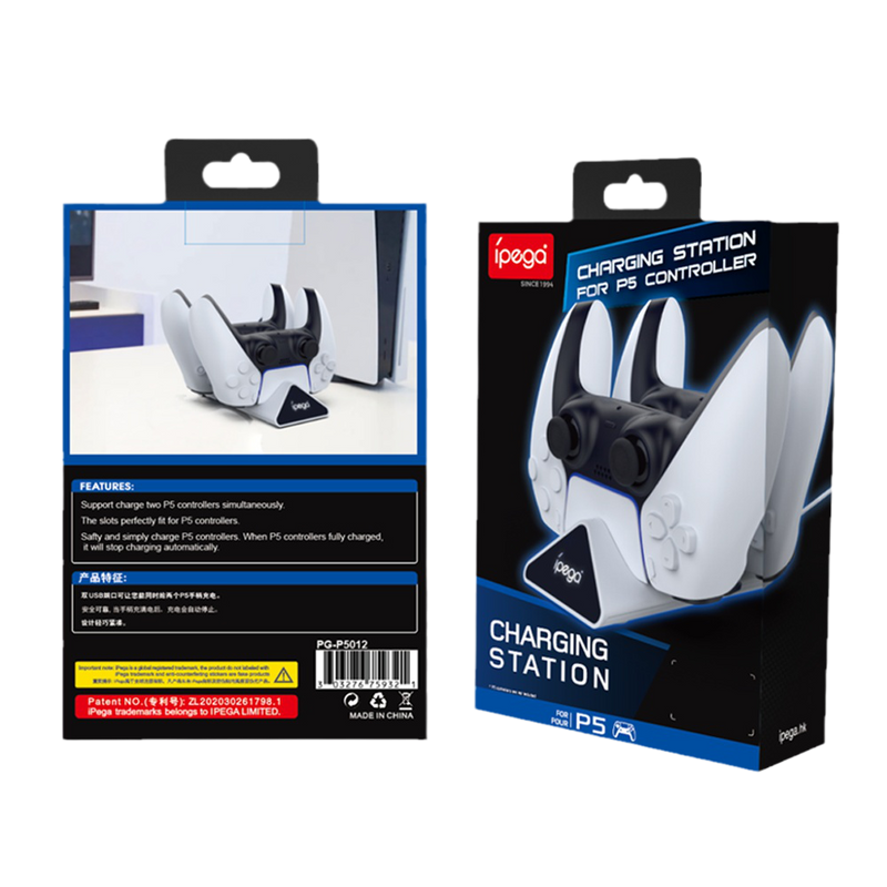 Chargez l'image dans la visionneuse de la galerie, PS5 Gaming Controller Dual Docking Station Double Charging Base - Polar Tech Australia