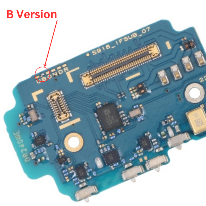 Chargez l'image dans la visionneuse de la galerie, Samsung Galaxy S23 Ultra (SM-S918) - Charging Port Connector Sim Reader Mic Sub Board - Polar Tech Australia