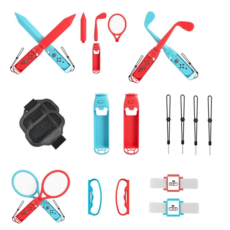 Chargez l'image dans la visionneuse de la galerie, Switch 18 In 1 Lightsaber + Golf Racket + Grip Somatosensory Sports Set - Polar Tech Australia