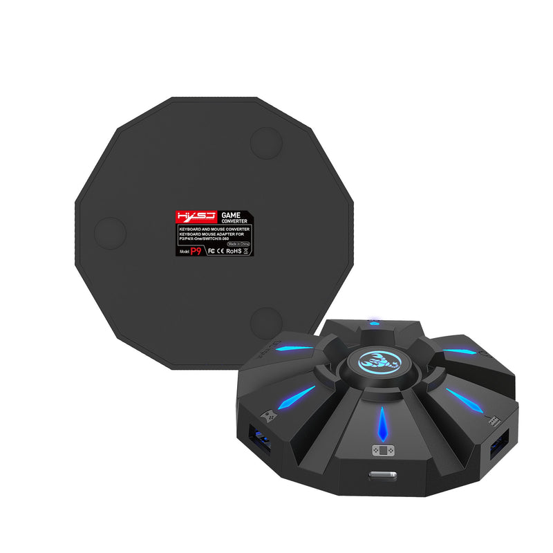 Chargez l'image dans la visionneuse de la galerie, Nintendo Switch PS4 PS3 Xbox One Xbox 360 PC Plug and Play RGB Light Game Controller Gamepad Console Keyboard Mouse Headset Converter Adapter - Polar Tech Australia