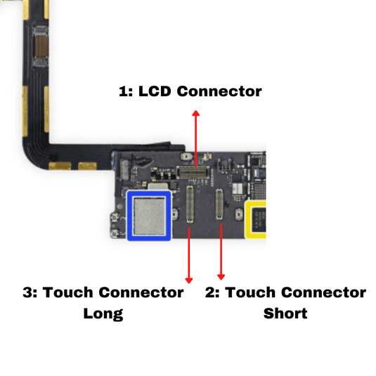 Apple iPad 7/8/9/7th (2019)/8th (2020)/9th 2021 10.2" Touch Digitizer LCD Display FPC Motherboad Connector - Polar Tech Australia
