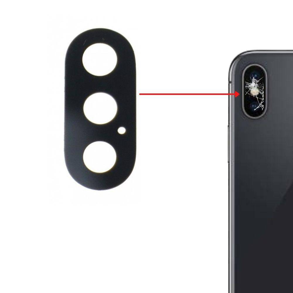 Apple iPhone XS Back Rear Main Camera Glass Lens With Adhesive
