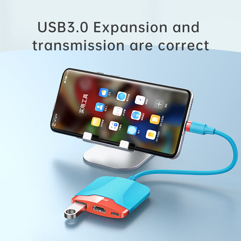 Chargez l'image dans la visionneuse de la galerie, Nintendo NS Switch Host USB C to HDMI Adapter 4K USB 3.0  Portable Docking Station 100W PD Video Converter - Polar Tech Australia