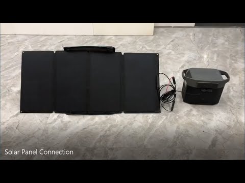 Load and play video in Gallery viewer, EcoFlow 220W Bifacial Foldable Solar Panel