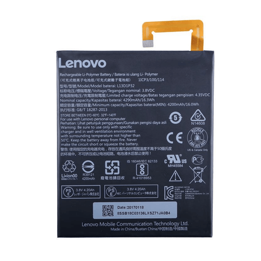 Lenovo Tab 3 8" Inch TB3-850 Replacement Battery (L13D1P32) - Polar Tech Australia