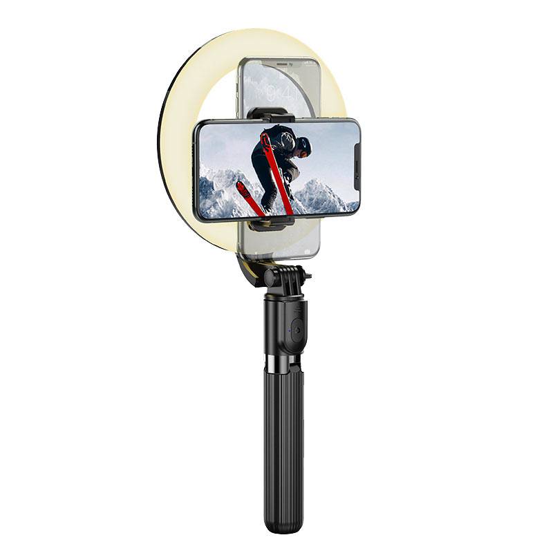 Load image into Gallery viewer, [LV03] HOCO Universal LED Light Live broadcast Stand Mobile Phone Mount Holder - Polar Tech Australia
