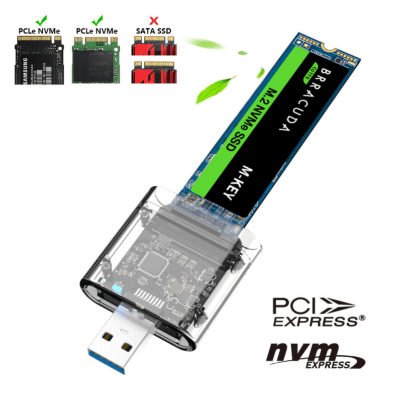 Cargue la imagen en el visor de la galería, M.2 SATA SSD to USB 3.0 External Hard Drive Adapter Reader Data Recovery - Polar Tech Australia