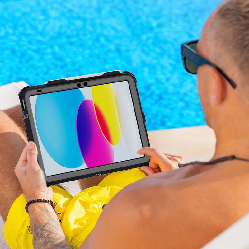 Load image into Gallery viewer, Apple iPad 10th 2022 10.9" Shellbox Waterproof Heavy Duty Lifeproof Style Case - Polar Tech Australia