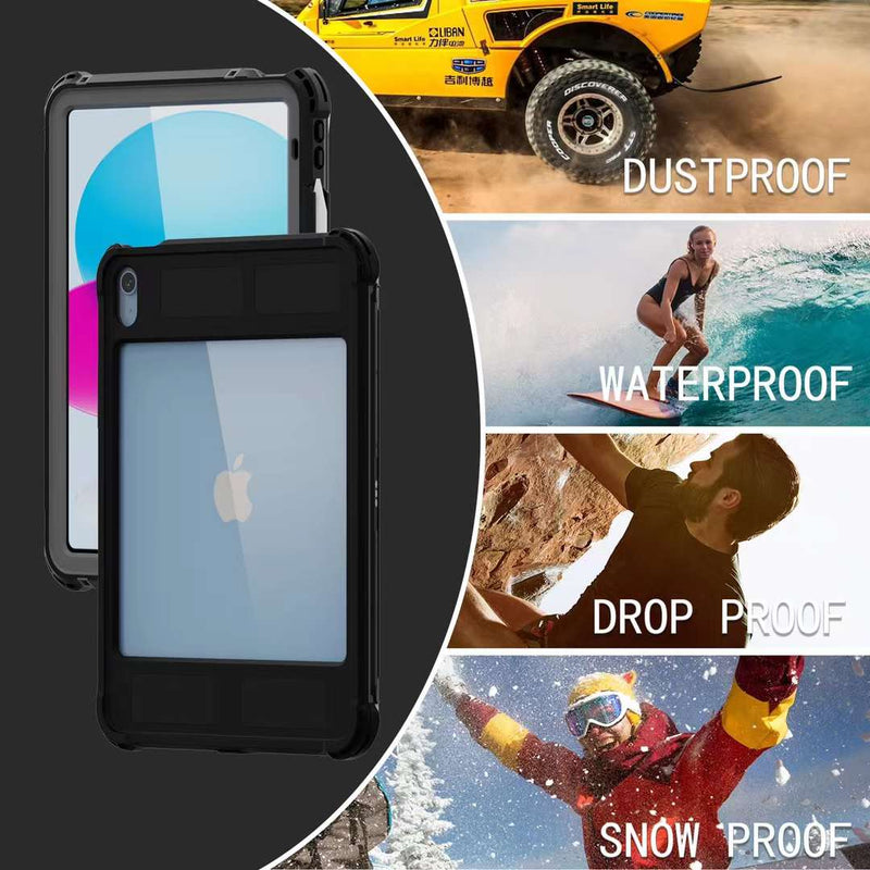 Load image into Gallery viewer, Apple iPad 10th 2022 10.9" Shellbox Waterproof Heavy Duty Lifeproof Style Case - Polar Tech Australia