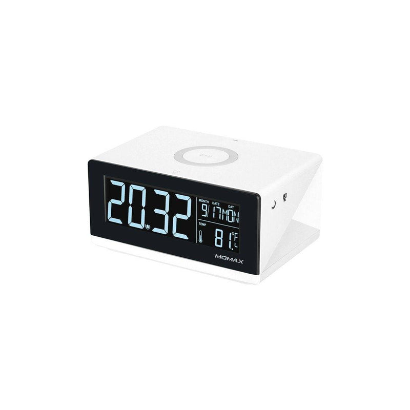 Cargue la imagen en el visor de la galería, Momax QClock 10W Digita Alarm Clock Built-in Wireless Charger - Polar Tech Australia
