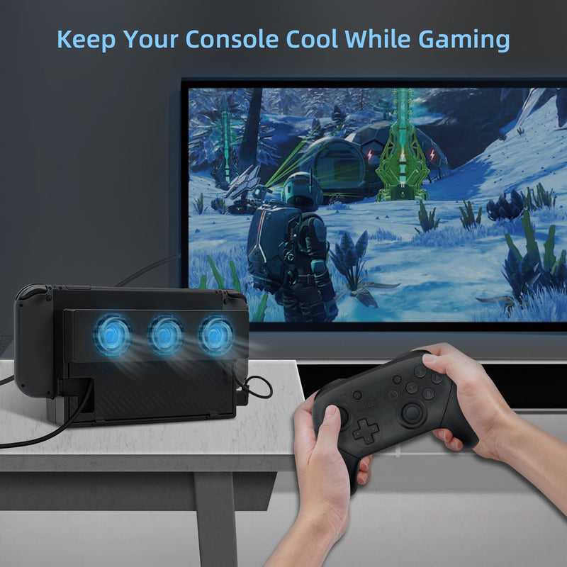 Chargez l'image dans la visionneuse de la galerie, Nintendo Switch & Cooling Fan Stand Dock - Polar Tech Australia