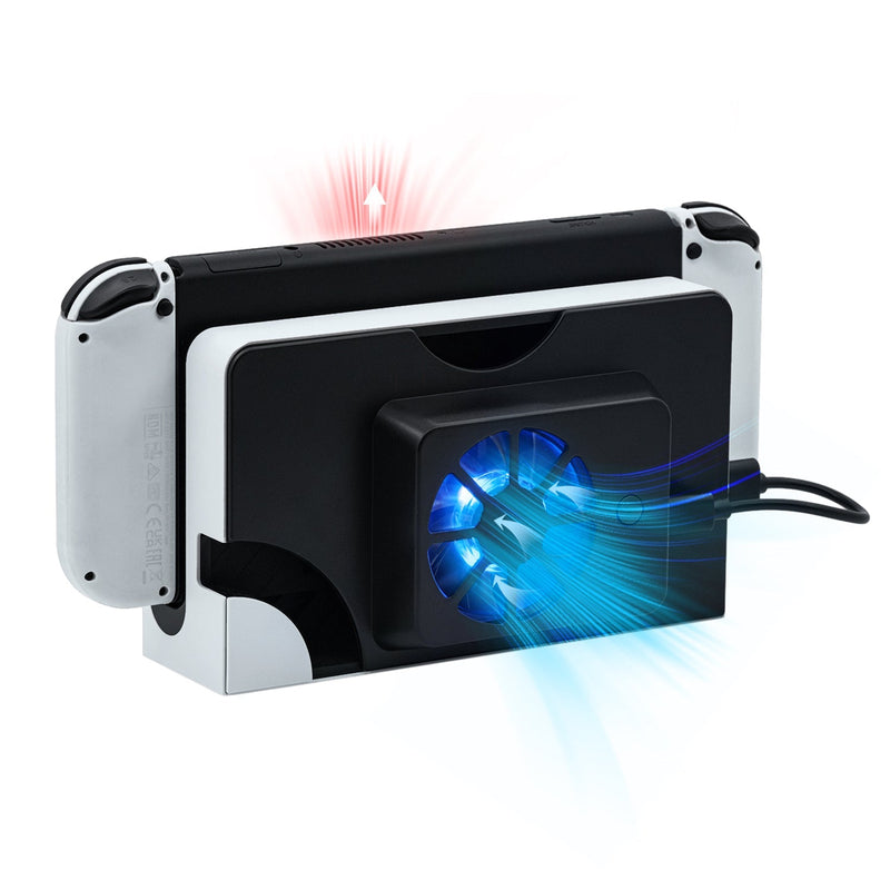 Load image into Gallery viewer, Nintendo Switch OLED Dock Cooling Fan Stand - Polar Tech Australia