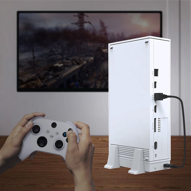 Chargez l'image dans la visionneuse de la galerie, Xbox Series S Console Cooling Dual Fan Vertical Stand Base - Polar Tech Australia