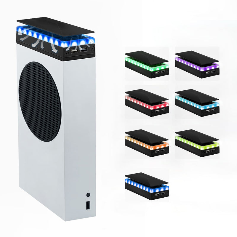 Cargue la imagen en el visor de la galería, Xbox Series S Upper Top Cooling Fan with RGB Lighting - Polar Tech Australia