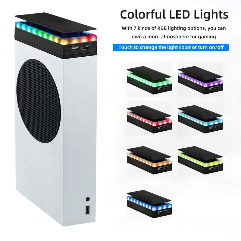 Cargue la imagen en el visor de la galería, Xbox Series S Upper Top Cooling Fan with RGB Lighting - Polar Tech Australia