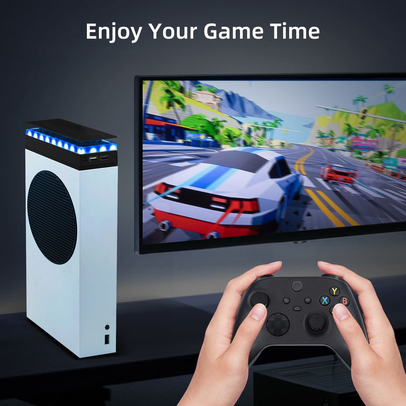 Cargue la imagen en el visor de la galería, Xbox Series S Upper Top Cooling Fan with RGB Lighting - Polar Tech Australia