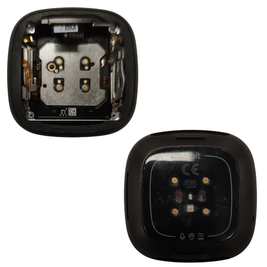 Fitbit Versa 3 (FB511) Back Rear Housing Frame With Built-in Sensor Flex & Back Glass - Polar Tech Australia