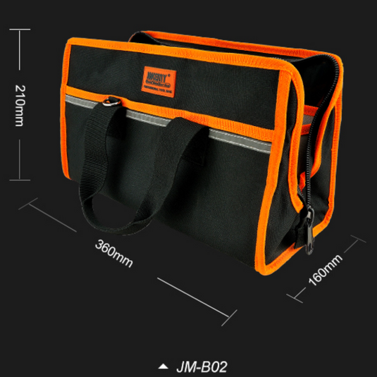 [JM-B02] Jakemy Durable Hardware Tool Storing Oxford Fabric Tool Bag with Sturdy Zipper - Polar Tech Australia