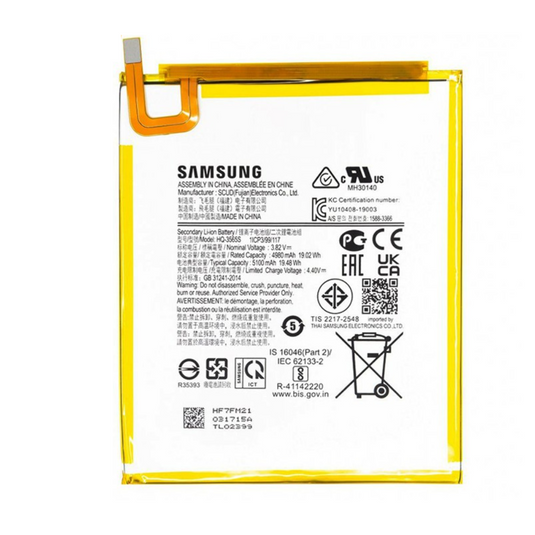 [HQ-3565S] Samsung Galaxy Tab A7 Lite 8.7" 2021 (SM-T200/T225) Replacement Battery - Polar Tech Australia