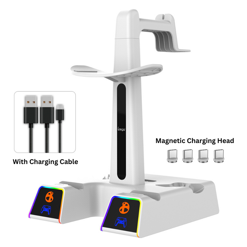 Chargez l'image dans la visionneuse de la galerie, PlayStation PS VR 2 - All in One Storage Headset Controller Storage Stand With RGB Light - Polar Tech Australia