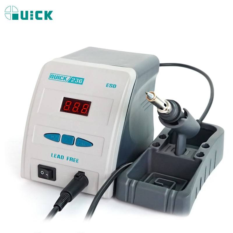 Chargez l'image dans la visionneuse de la galerie, QUICK 236 Anti-static Intellgent Lead Free Soldering Station - Polar Tech Australia