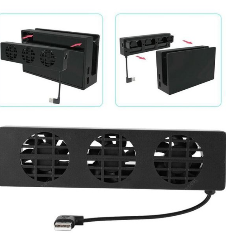Load image into Gallery viewer, Nintendo Switch Game Console Holder 3-Fan USB Cooling Fan Cooler - Polar Tech Australia