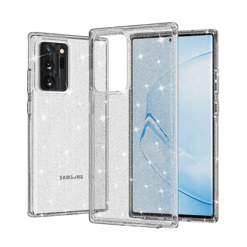 Load image into Gallery viewer, Samsung Galaxy Note 20 / Note 20 Ultra Ultimake Glitter Star Flash Clear Transparent Case - Polar Tech Australia